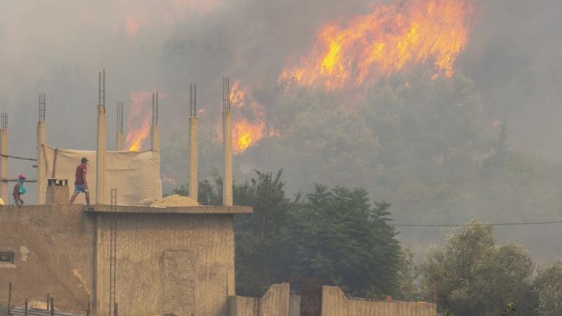 اندلع منذ يوم الإثنين 28 حريقًا ولا يزال ثمانية منها نشطة في مناطق جبلية من محافظة جندوبة التونسية (غيتي)