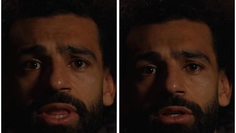 بدا محمد صلاح متأثرًا في الفيديو الذي نشره على حساباته على مواقع التواصل الاجتماعي - إكس