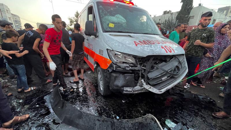 الأمم المتحدة تندد بقصف إسرائيلي استهدف سيارة إسعاف في غزة - رويترز