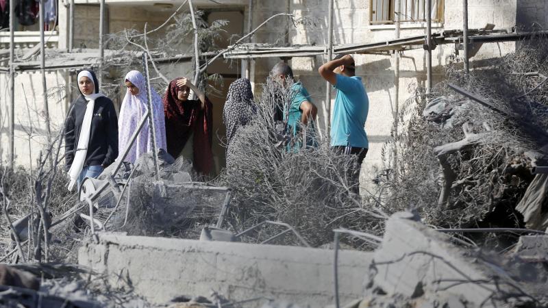 استهدفت طائرات الاحتلال  خزان المياه الرئيسي شمالي قطاع غزة - الأناضول