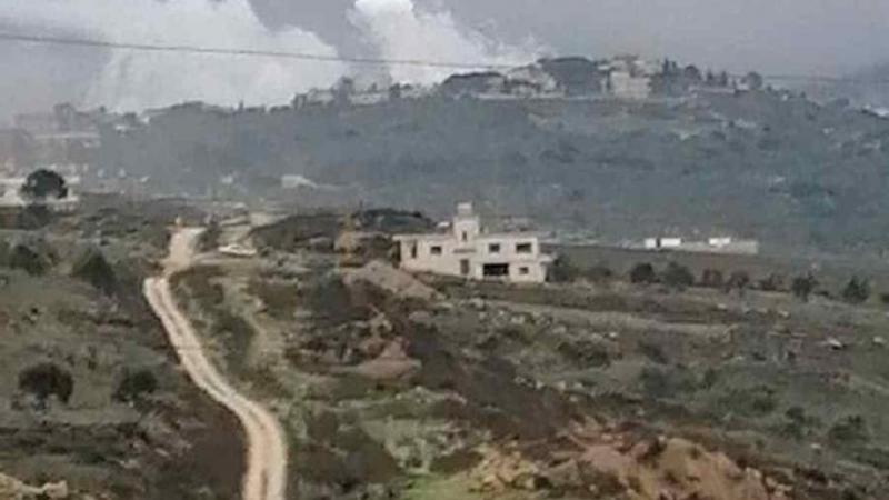 قصف الجيش الإسرائيلي بلدات كفركلا والعديسة بالقذائف الفسفورية الحارقة- اكس