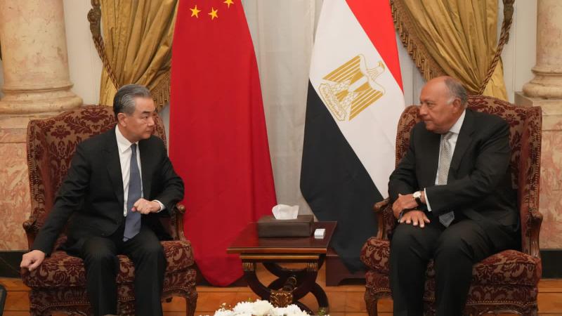 طالب وزيرا خارجية الصين ومصر بالوقف الفوري لإطلاق النار في غزة- اكس