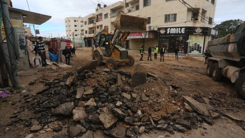 عمليات تدمير إسرائيلية ممنهجة في مدينة جنين ومخيمها - الأناضول