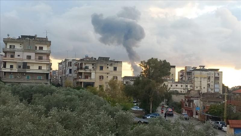 استهدف القصف الإسرائيلي عددًا من بلدات القطاع الغربي جنوب لبنان- الأناضول