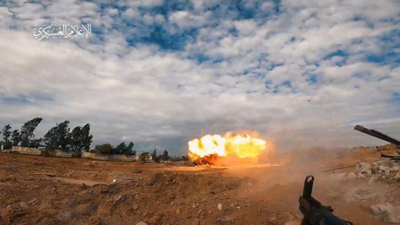 كتائب القسام تعلن عن استهداف قوة راجلة إسرائيلية في غرب خانيونس - أرشيف