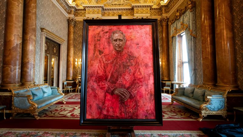 أفاد قصر باكنغهام بأن من المتوقع أن تعرض اللوحة الزيتية في قاعة درابرز في سيتي أوف لندن اعتبارًا من نهاية أغسطس - رويترز