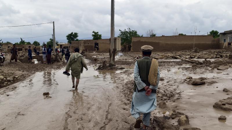 العديد من المساكن غير المتينة معرضة للانهيار خلال موسم الأمطار في أفغانستان