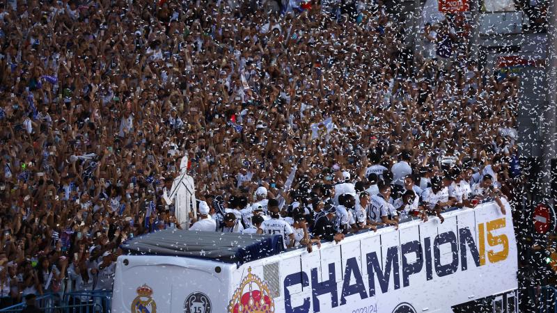 مدريد التي تحتفل في لقب فريقها التاريخي