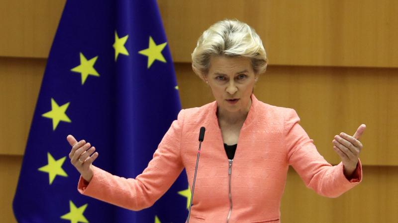 أوضح المتحدث باسم الكرملين أن فون دير لايين لا تؤيد تطبيع العلاقات بين الاتحاد الأوروبي وروسيا - رويترز