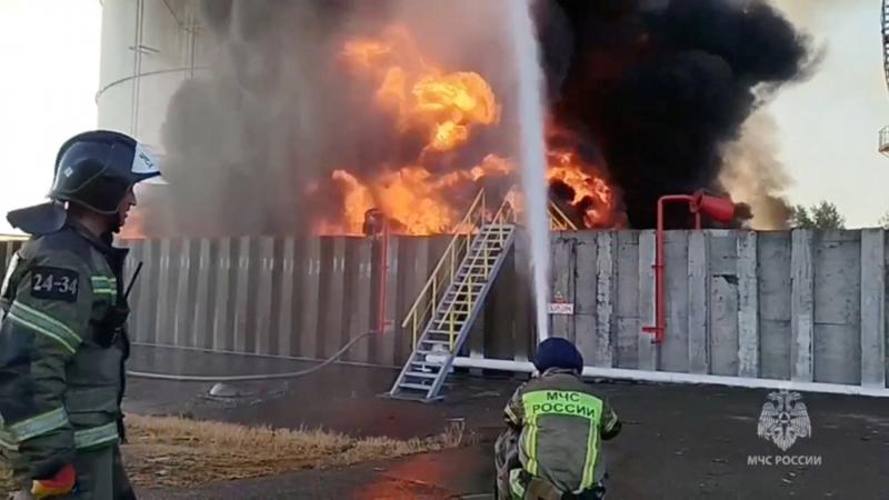 حريق في مصفاة روسية للنفط بعد هجوم بمسيّرات- رويترز