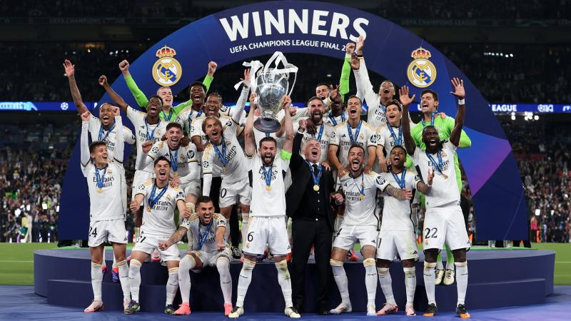 توج ريال مدريد بلقب دوري أبطال أوروبا للمرة السادسة في آخر 11 موسمًا 