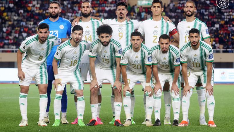 يتصدر منتخب الجزائر جدول ترتيب المجموعة السابعة برصيد 9 نقاط