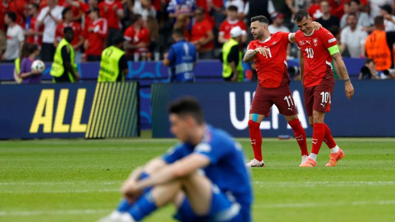 إيطاليا خارج يورو 2024 بعد خسارتها أمام سويسرا 2-0
