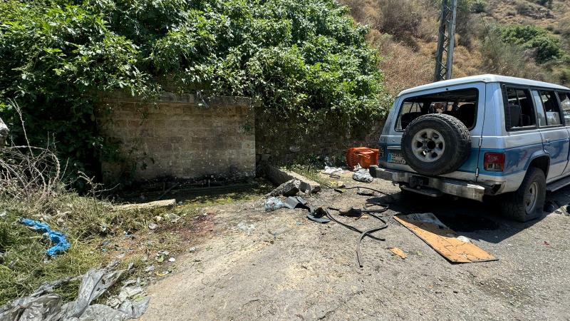 شهيدان باستهداف سيارة في الخردلي جنوبي لبنان