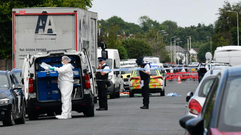 طوقت الشرطة المنطقة حول مكان وقوع حادثة الطعن في ساوثبورت- غيتي