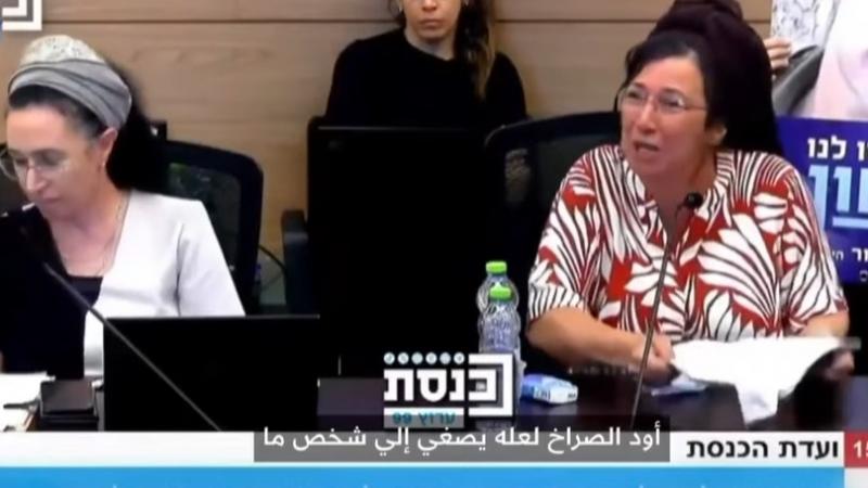 سيدة إسرائيلية تطالب بتصفية الفلسطينيين في جباليا