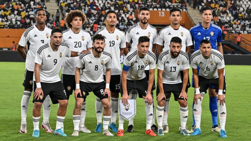 لاعبو المنتخب الليبي في تصفيات كأس الأمم الإفريقية