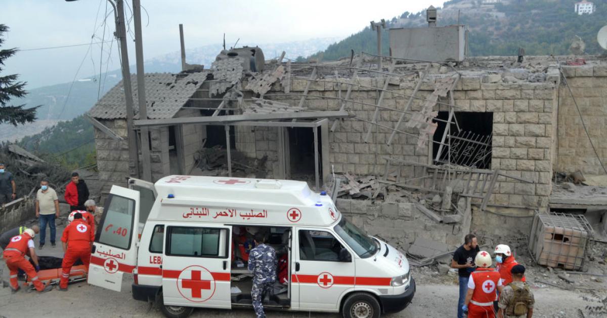 167 paramedics were murdered…Lebanon’s health sector is a target of Israeli bombing Arab TV